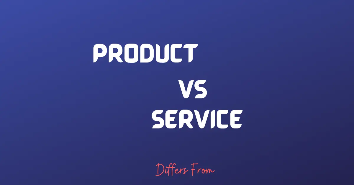 product vs services