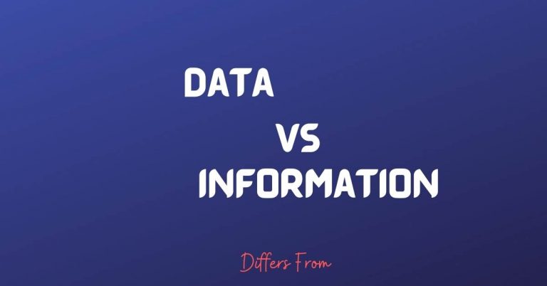 Difference Between Information and Data
