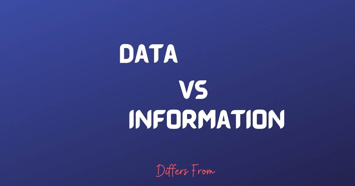 Data vs Information