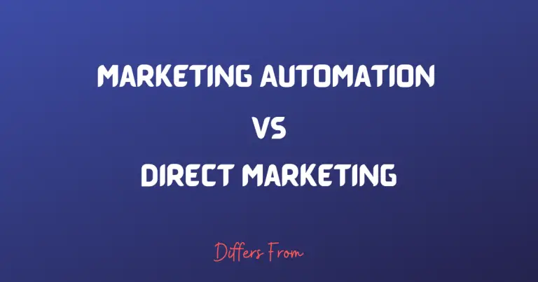 Difference between Marketing Automation and Direct Marketing