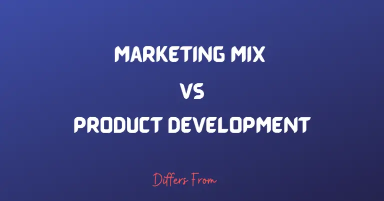 Difference between Marketing Mix and Product Development