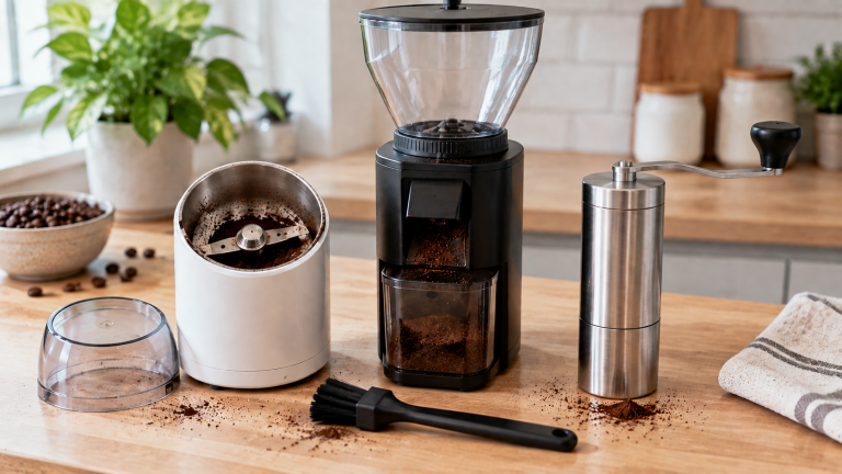 How to clean blade, burr, and hand coffee grinders
